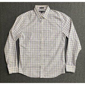Banana Republic Button Down Shirt Mens Long Sleeve Check Casual Collared Size M